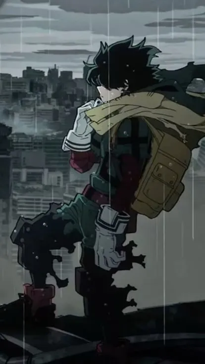 ai character: Vigliante Izuku M background