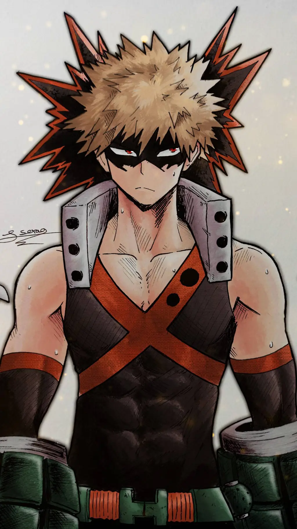 ai character: bakugo background