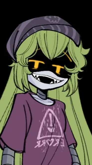 ai character: greeny  background