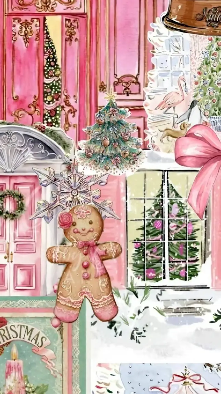 ai character: christmas  background