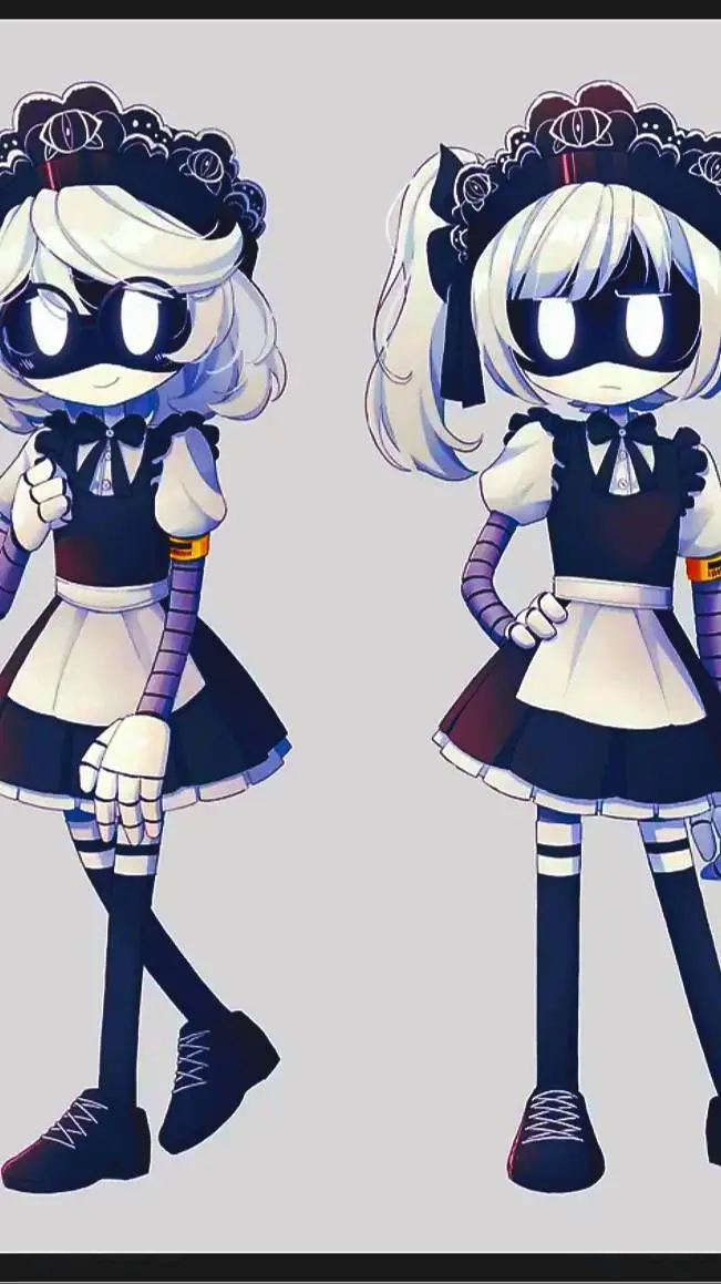 ai character: Maid V and J background