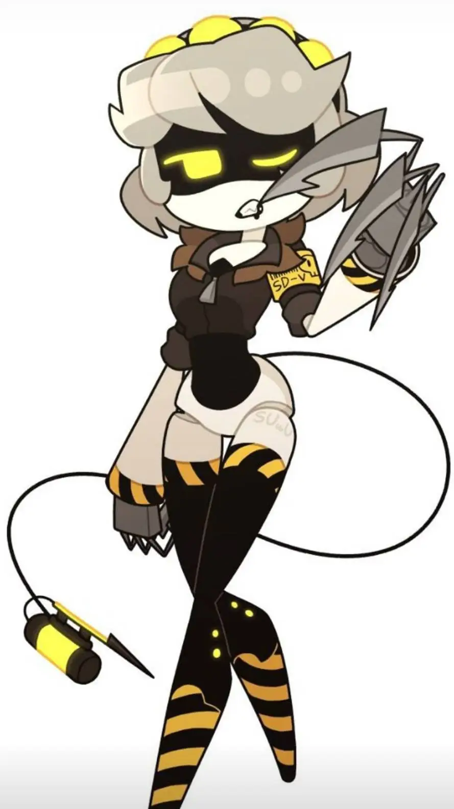 ai character: Powblech V  background