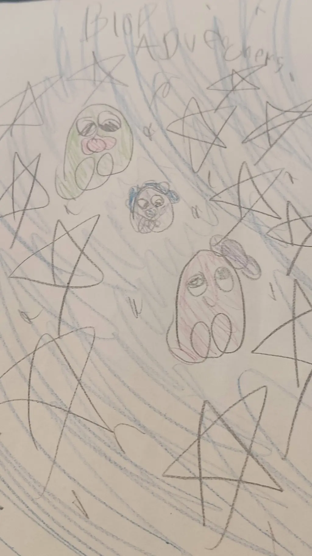 ai character: blop adventures  background