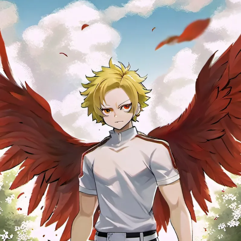 chat with ai character: Pro hero Hawks