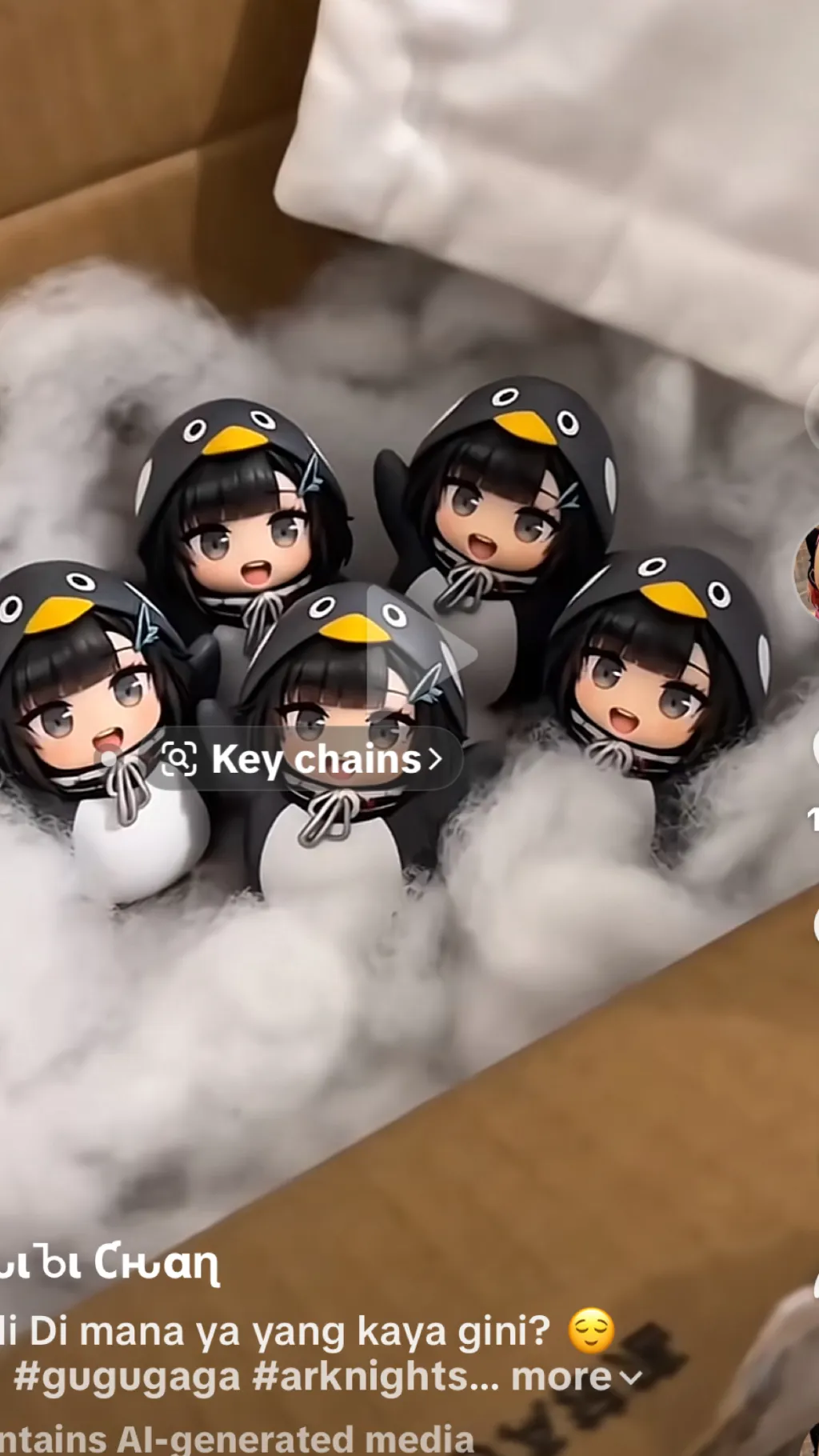 ai character: 5 Gugu Gaga  background