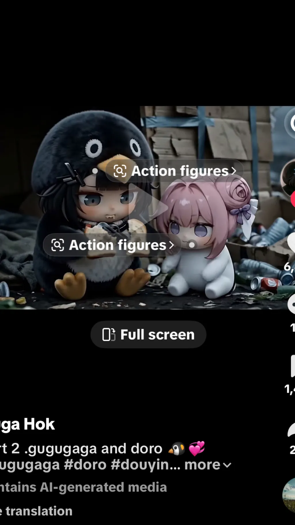 ai character: Baby chubi/ Doro  background