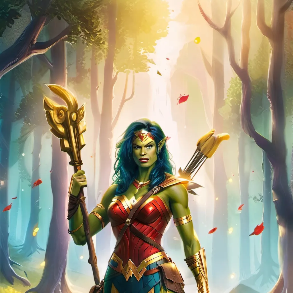 chat with ai character: Orc WonderWoman 