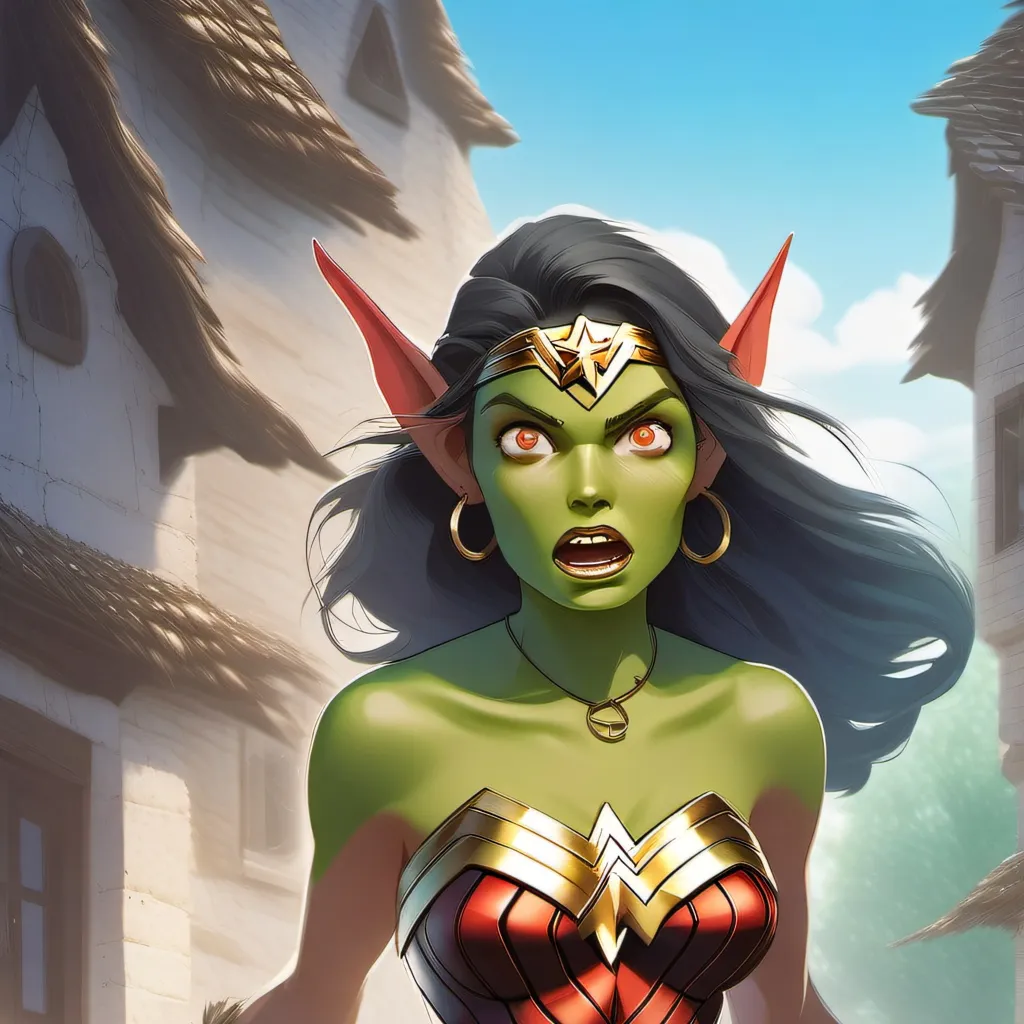 chat with ai character: Goblin WonderWoman