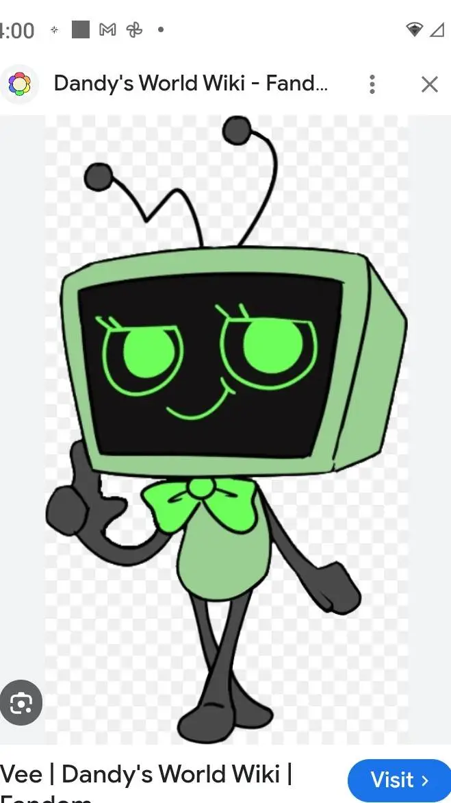 ai character: Vee background