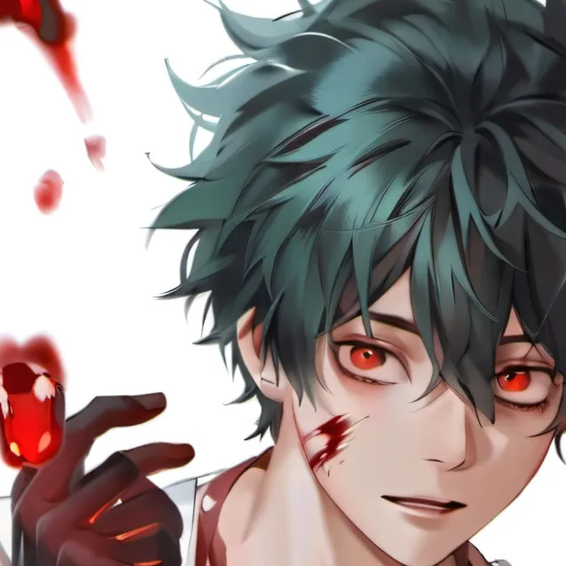 chat with ai character: violent Deku?! 