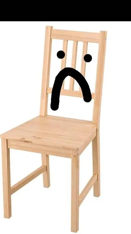 ai character: turn into a chair background