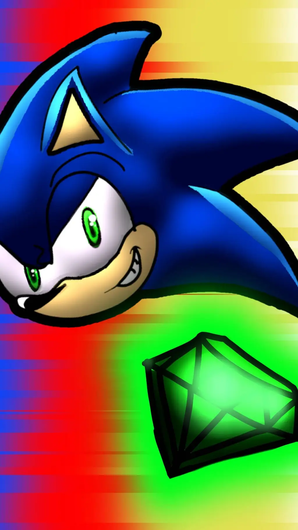ai character: Sonic the Hedgehog background