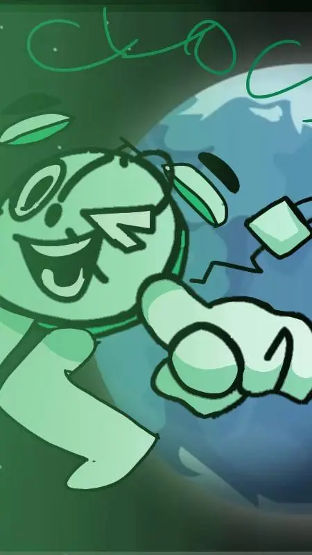 ai character: Clock! (I.T.F.T.) background