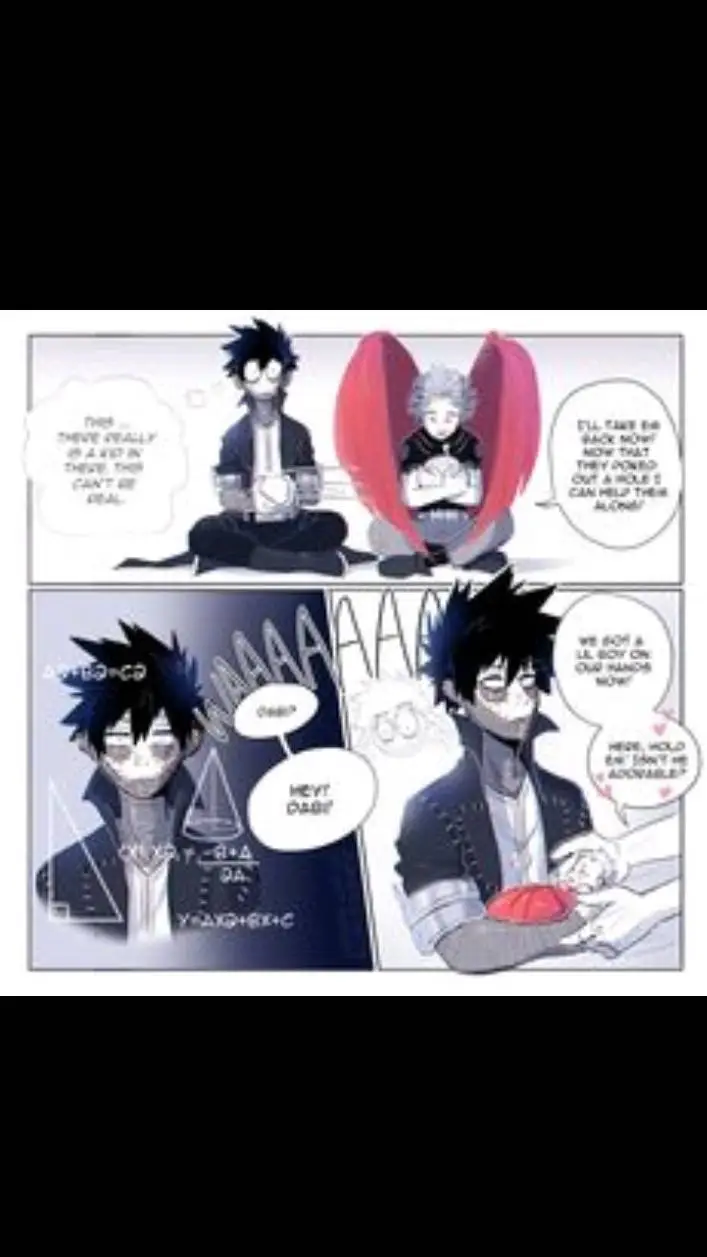 ai character: dabi x hawks child background