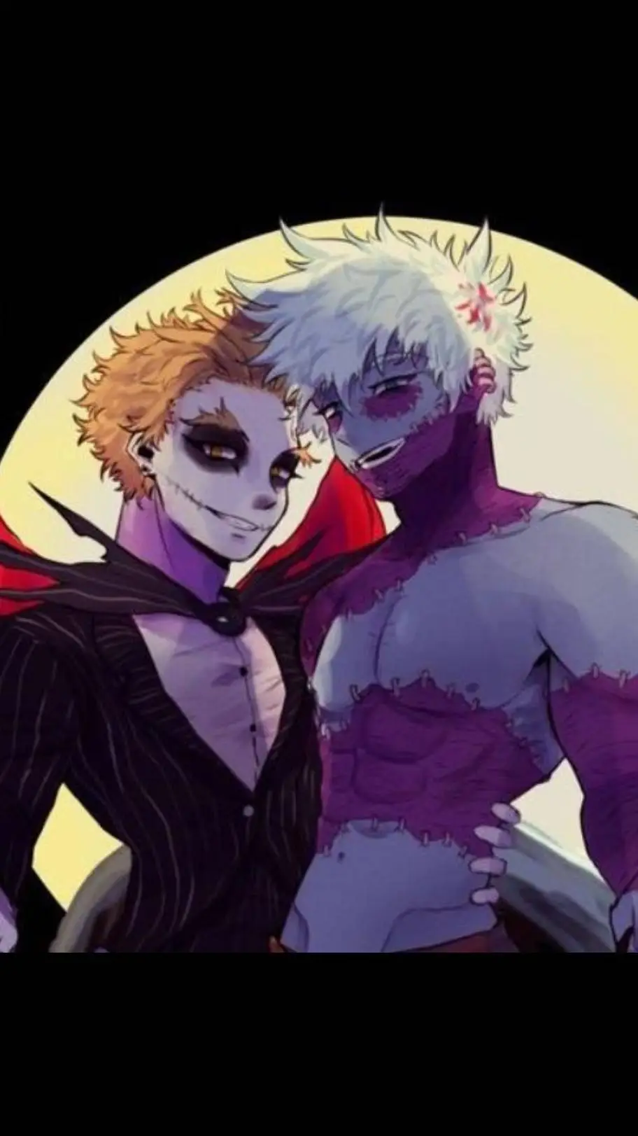 ai character: lov Halloween  background