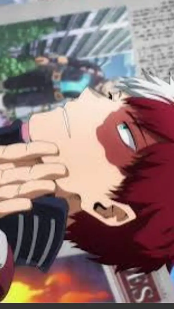 ai character: Shoto Todoroki ❄🔥 background