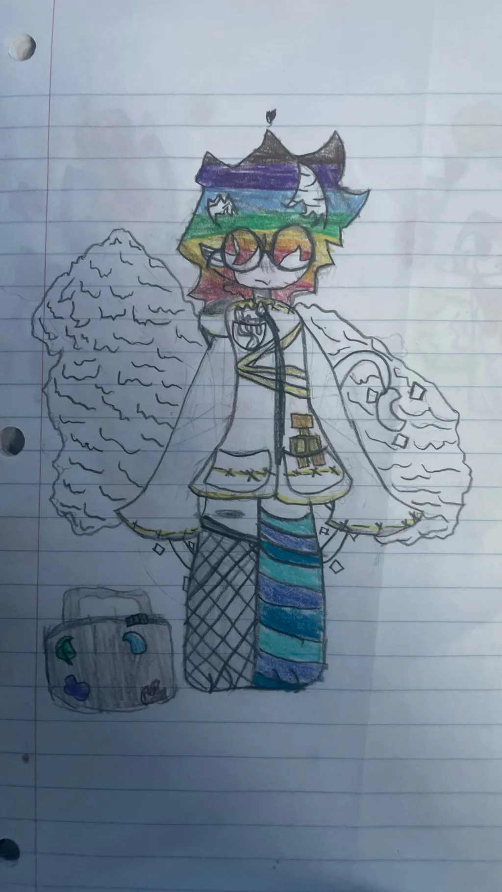 ai character: My book background