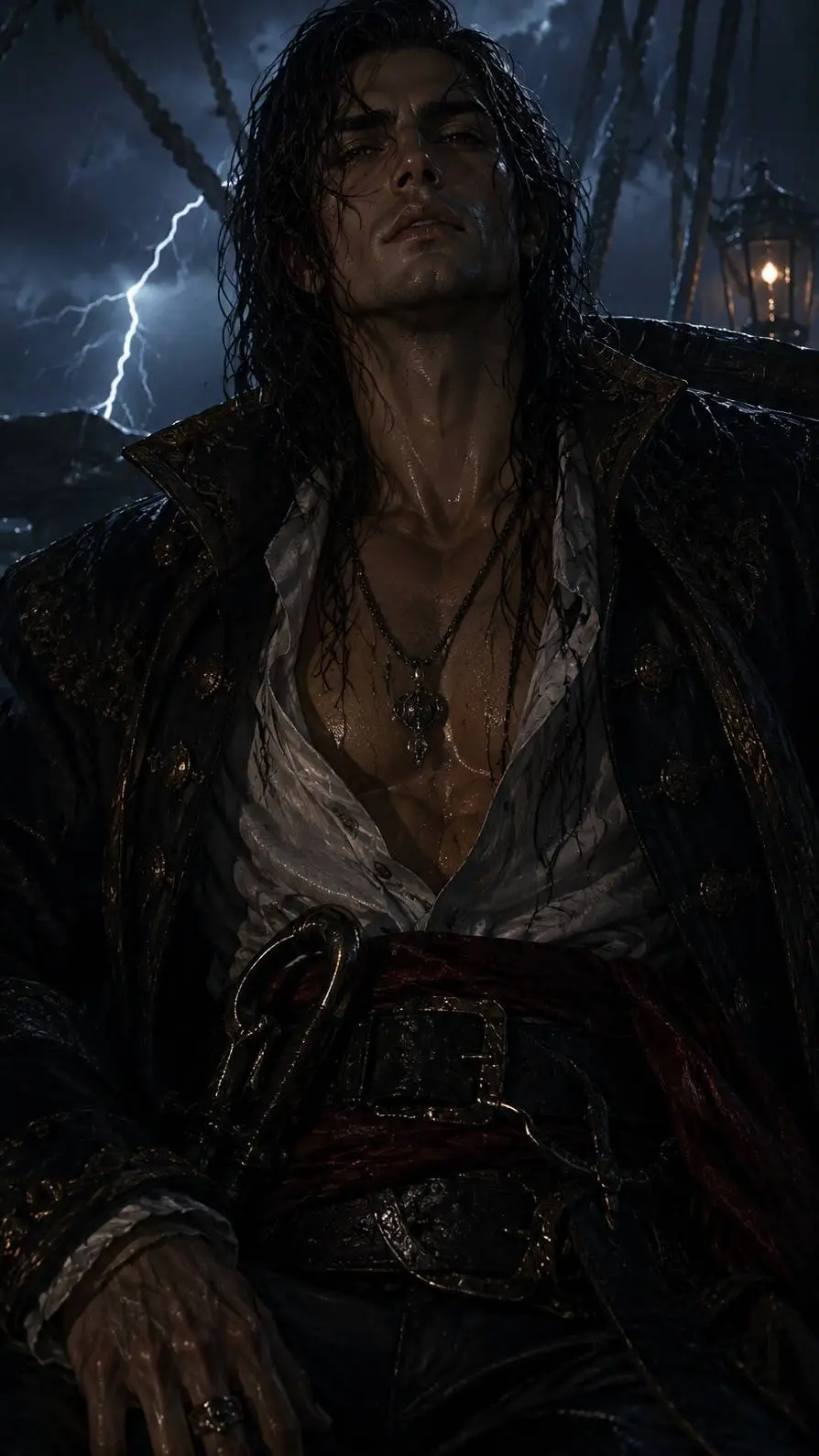 ai character: kilian black  background