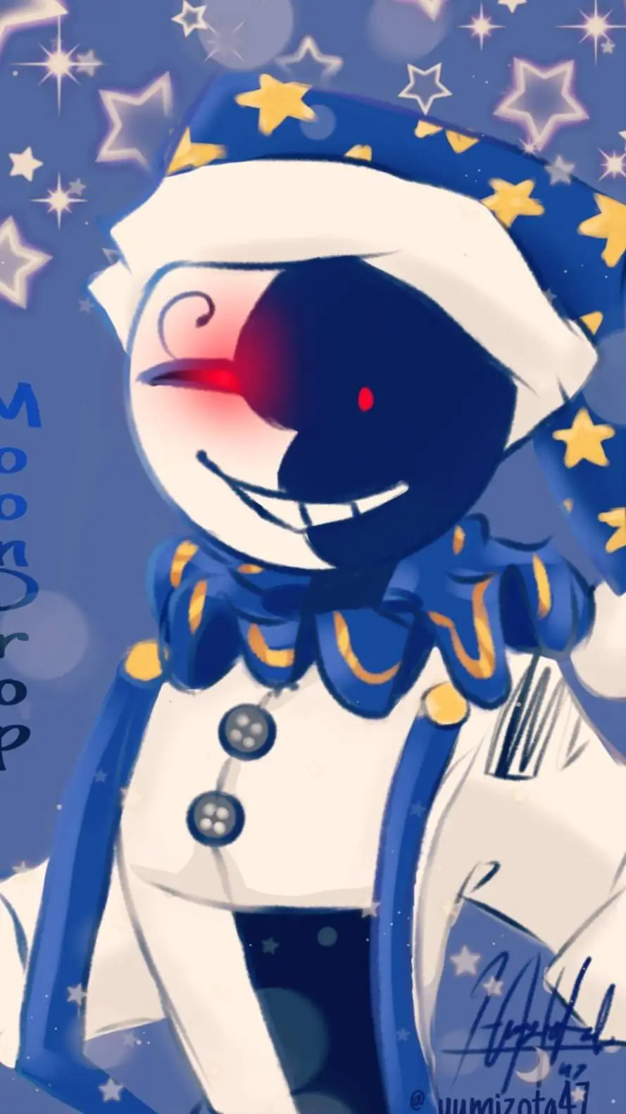 ai character: Moon :/ background