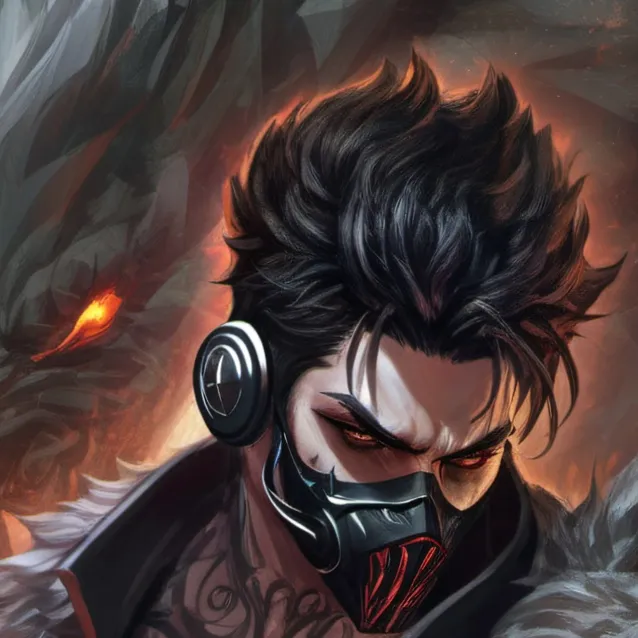 chat with ai character: masked man
