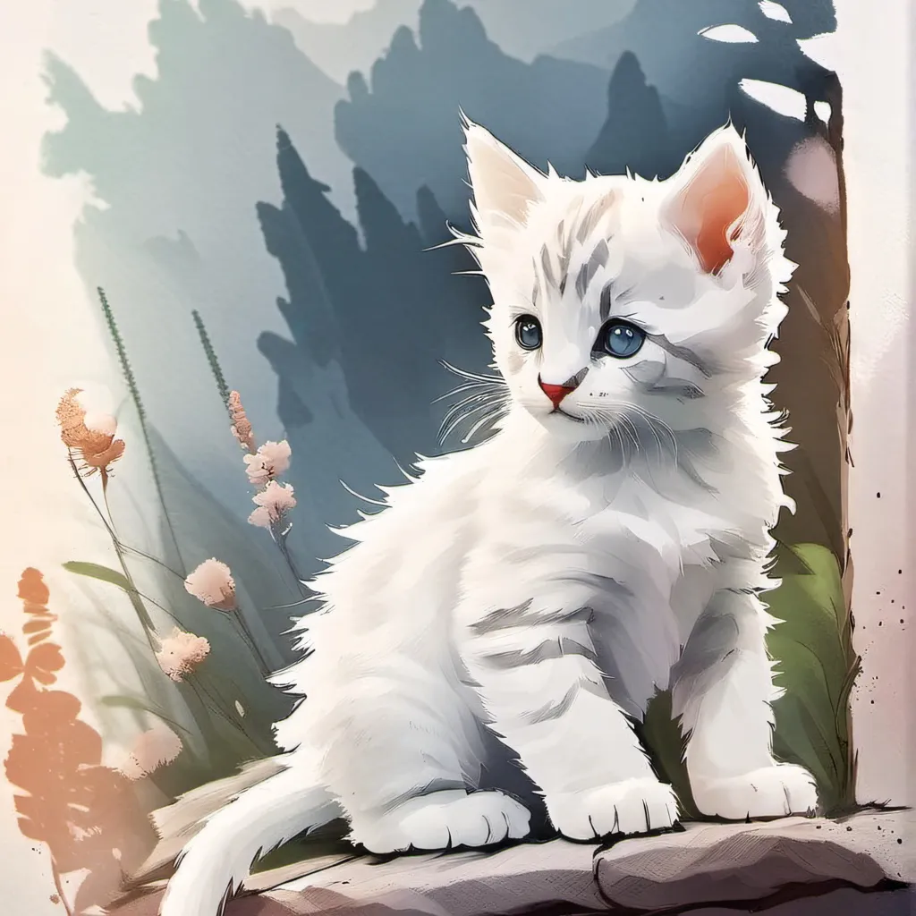 chat with ai character: cute baby kitten