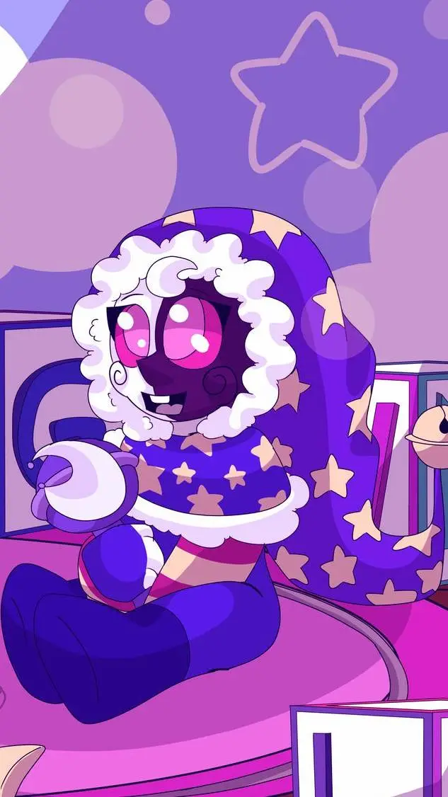 ai character: Baby lunarq(❂‿❂)p background