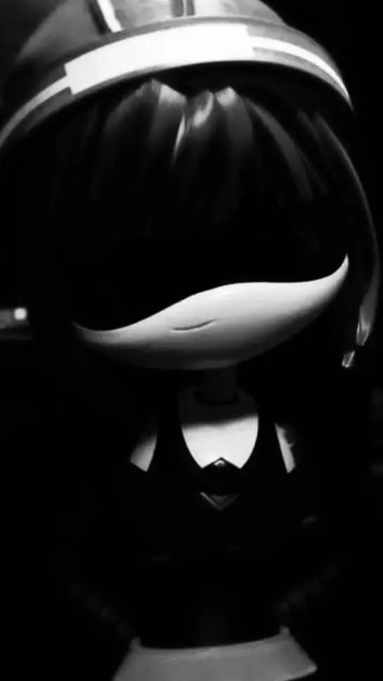 ai character: corrupted doll background