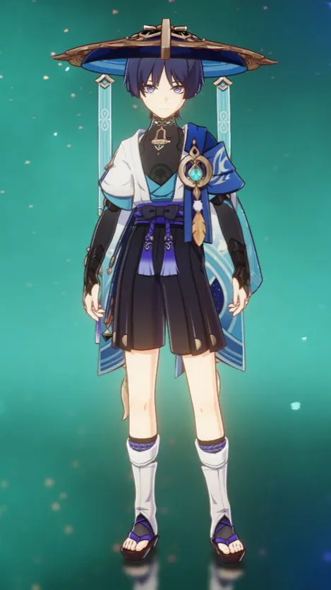 ai character: Wanderer  background