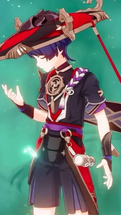 ai character: Scaramouche  background