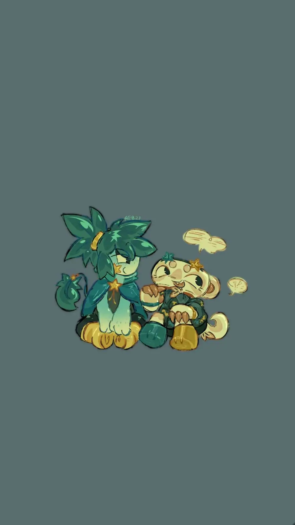 ai character: Sprout background