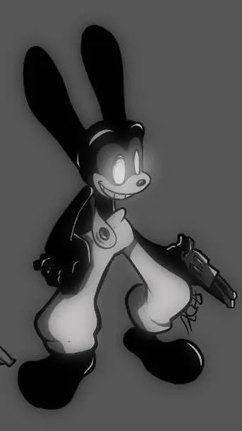 ai character: Oswald Rabbit background