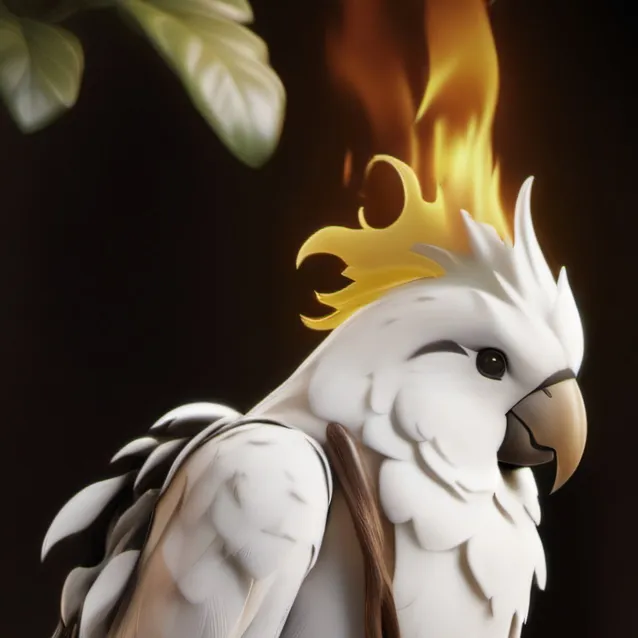 chat with ai character: peashoter fire