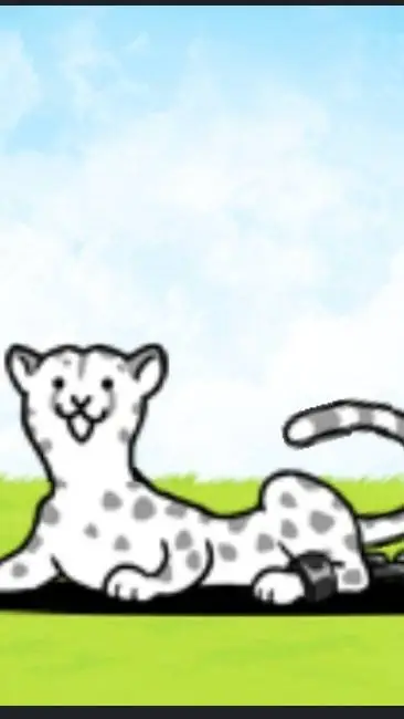 ai character: Cheetah cat  background