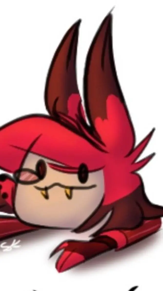 ai character: Alastor hugs :3 background