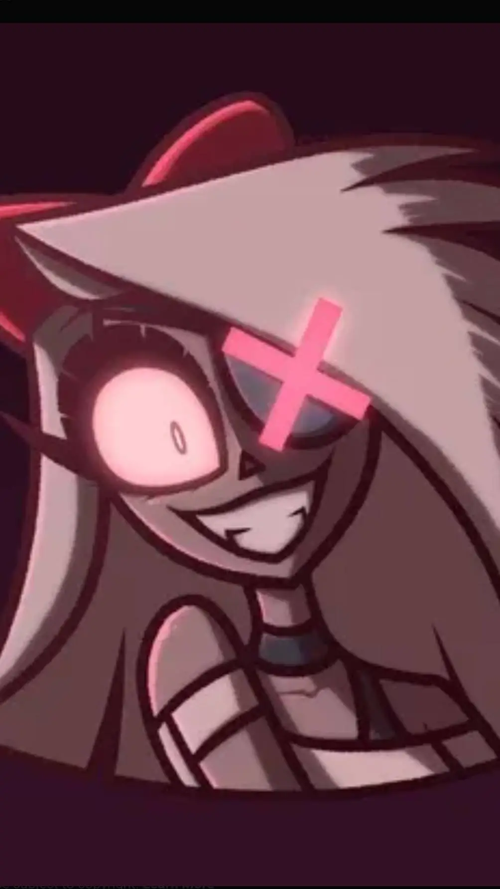 ai character: Vaggie gone crazy background