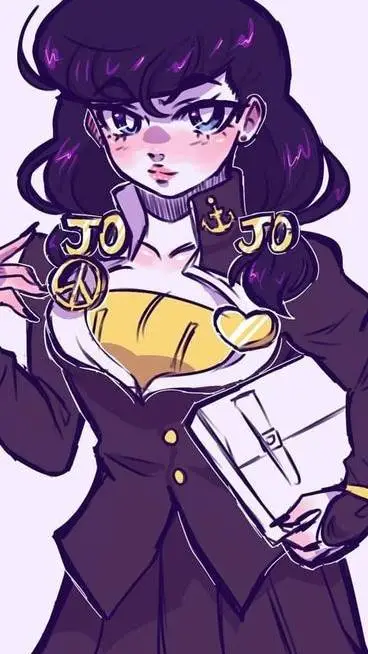 ai character: female josuke  background