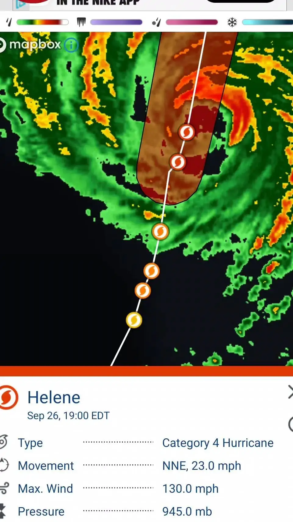 ai character: helene hurricane background