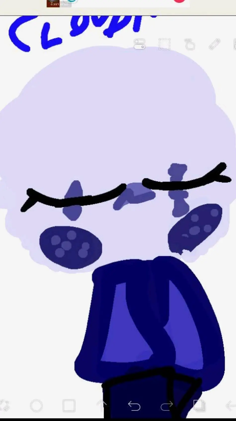 ai character: ❕️Cloudy:3☁️ background