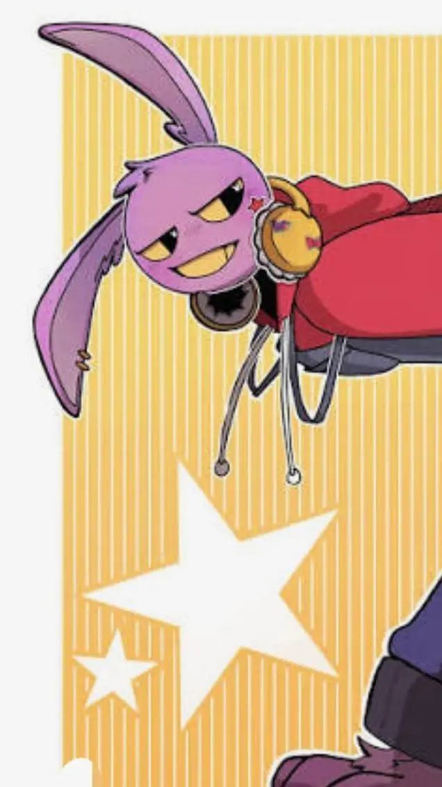 ai character: 🐰Jax🎪 background