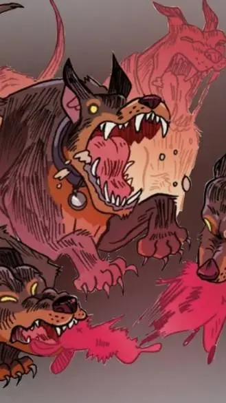 ai character: The dog attack..! background