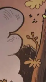 ai character: Forest fire background