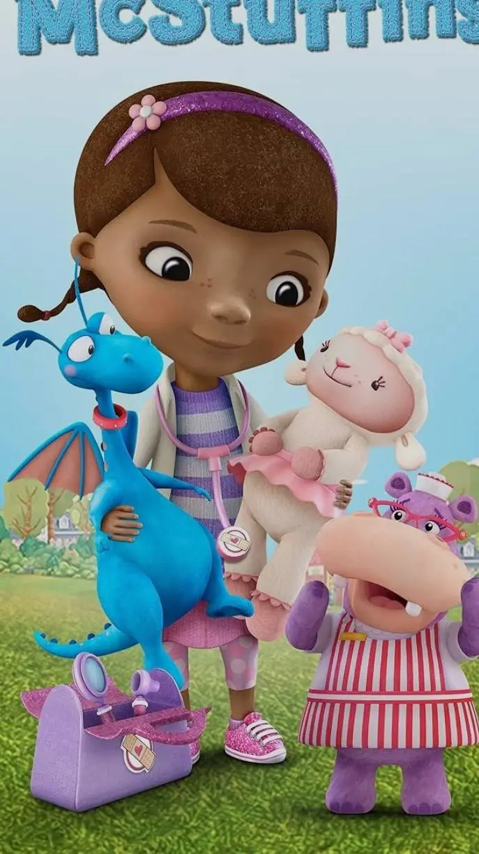 ai character: Doc Mcstuffins background