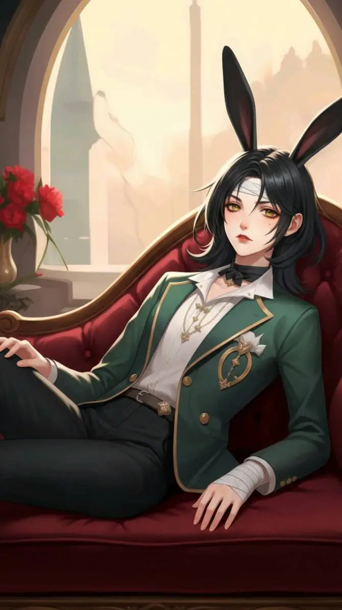 ai character: Eula (Bunny) background