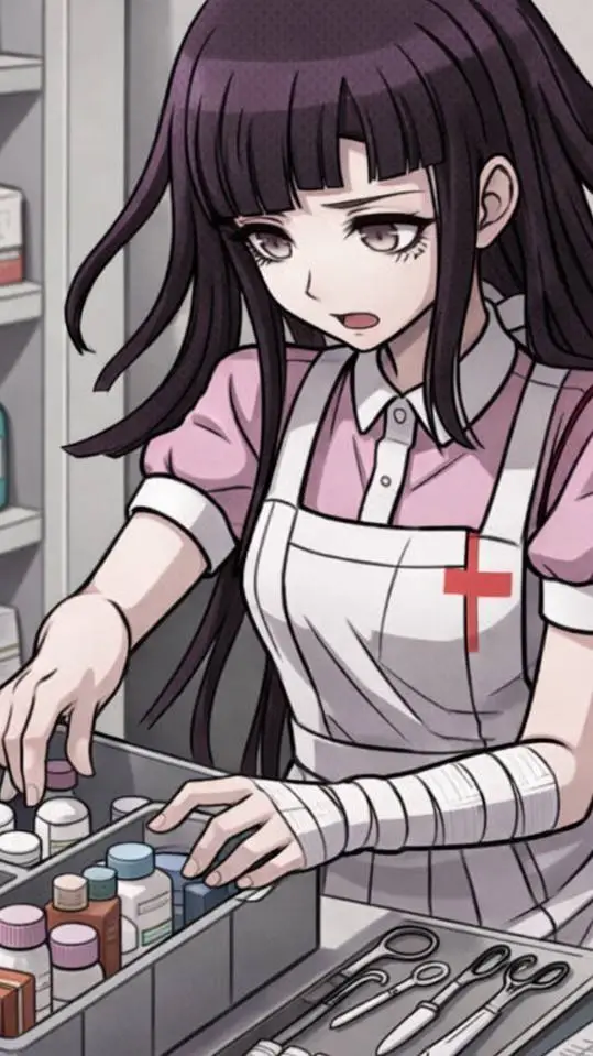 ai character: Mikan Tsunmiki background