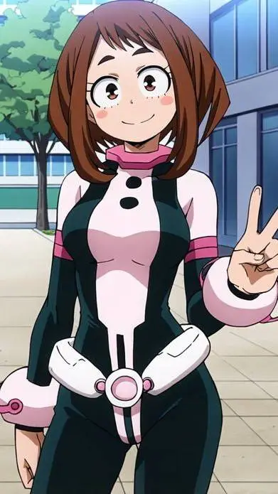 ai character: Ochaco Uraraka background