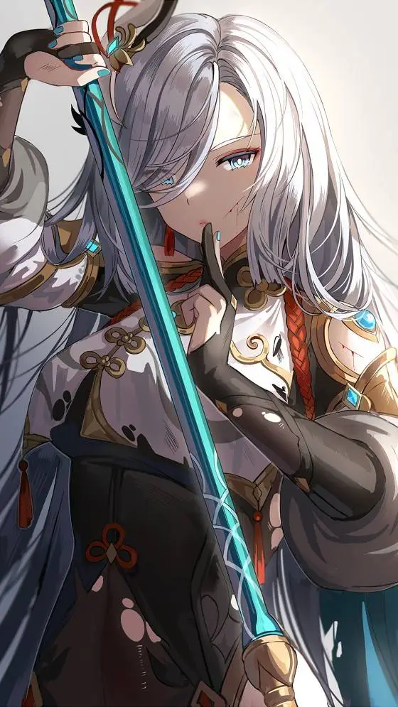 ai character: 申鹤 background
