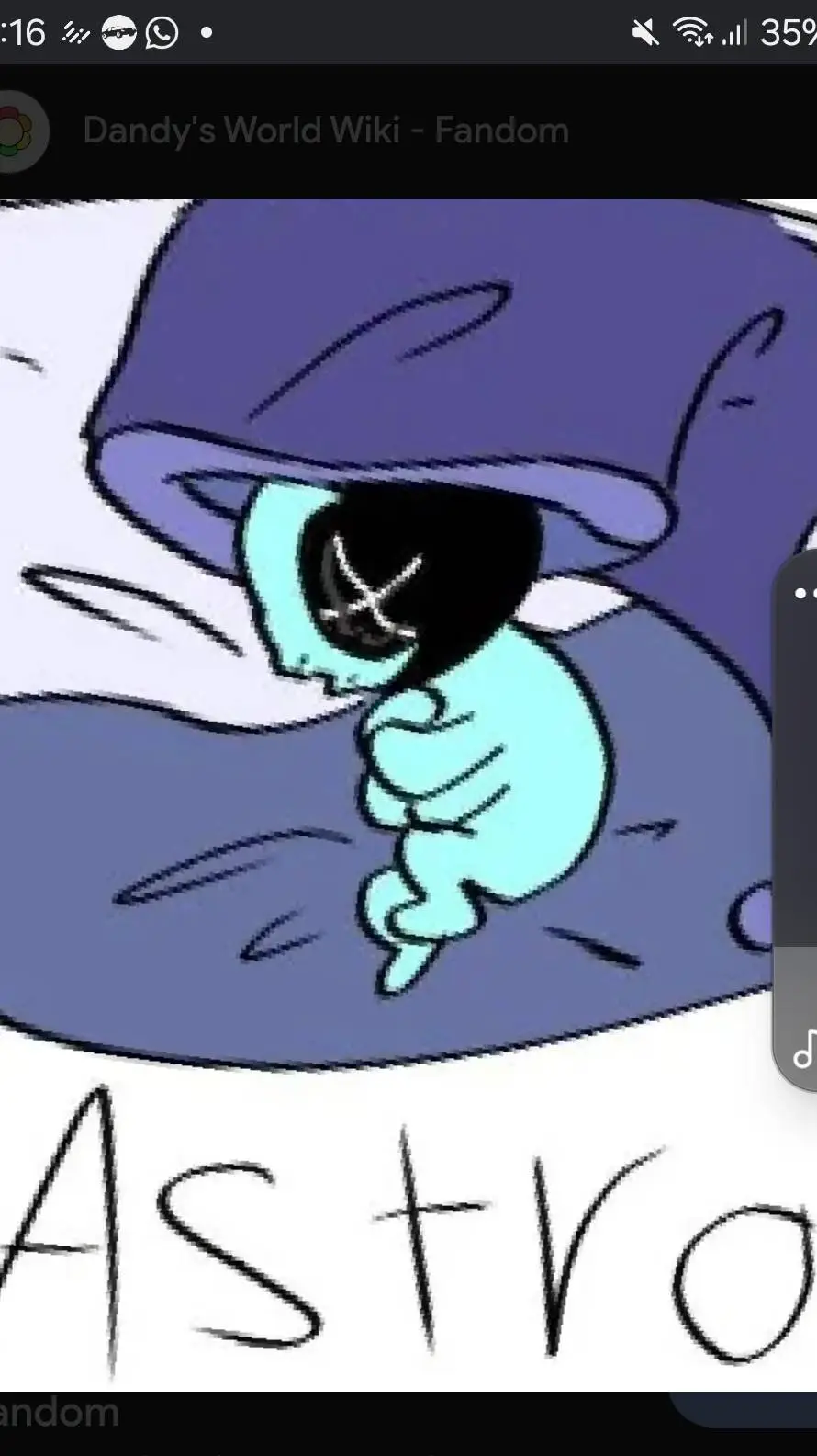 ai character: baby  astro background