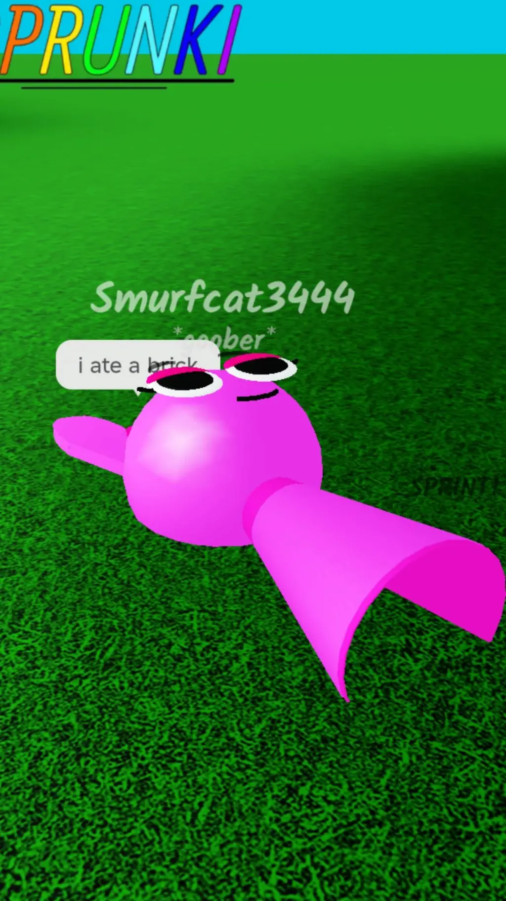 ai character: pinki (Sprunki) background