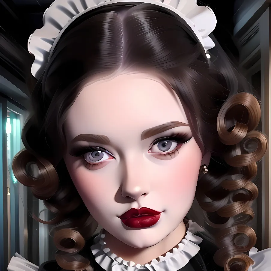 chat with ai character: The Bimbo Maid