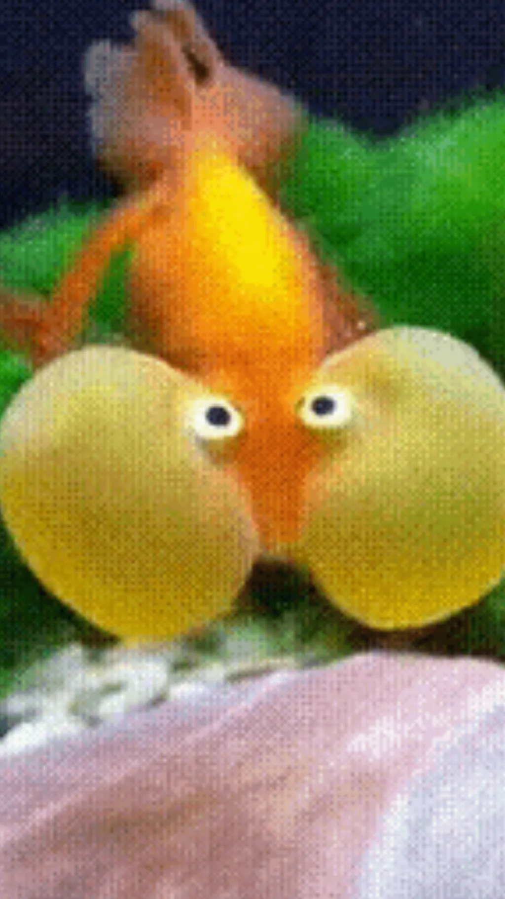 ai character: Funny fish background